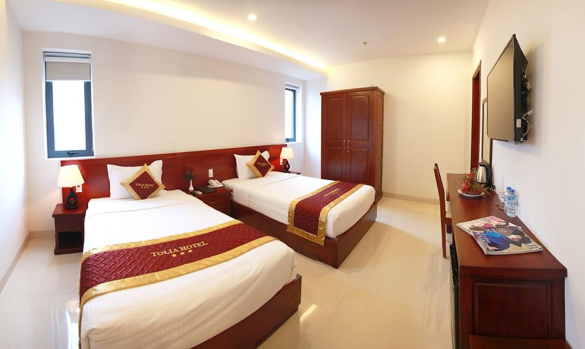 Tolia Hotel Da Nang room interior in An Thuong
