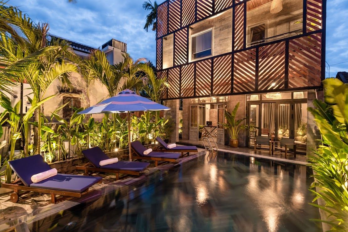 Tropical Home Villa exterior in Hoi An Old Town