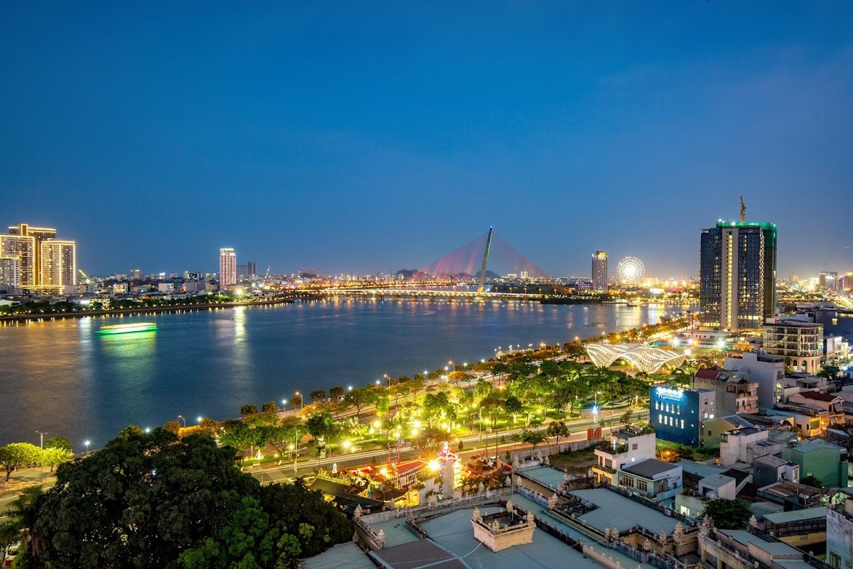 Vanda Hotel exterior in Da Nang City Centre