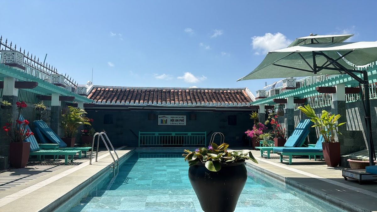 Vinh Hung Library Hotel room interior in Hoi An Old Town